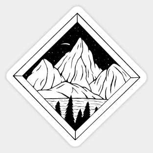 Mountain View Sticker